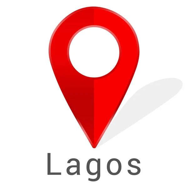 Ετικέτα web Sticker Lagos — Φωτογραφία Αρχείου