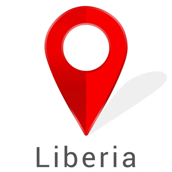 Web Label Sticker Liberia — стокове фото