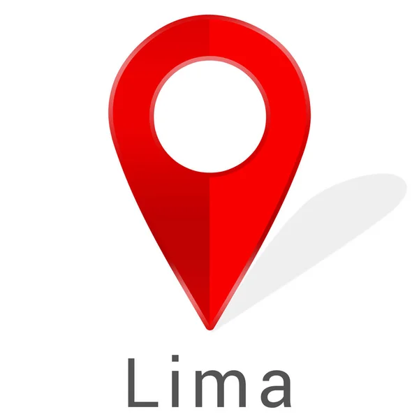Web label sticker Lima — Stockfoto