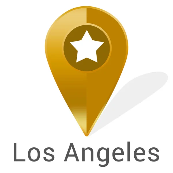 Etiqueta engomada web Los Angeles —  Fotos de Stock