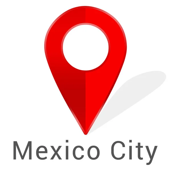 Web Label Sticker Mexico City — стоковое фото