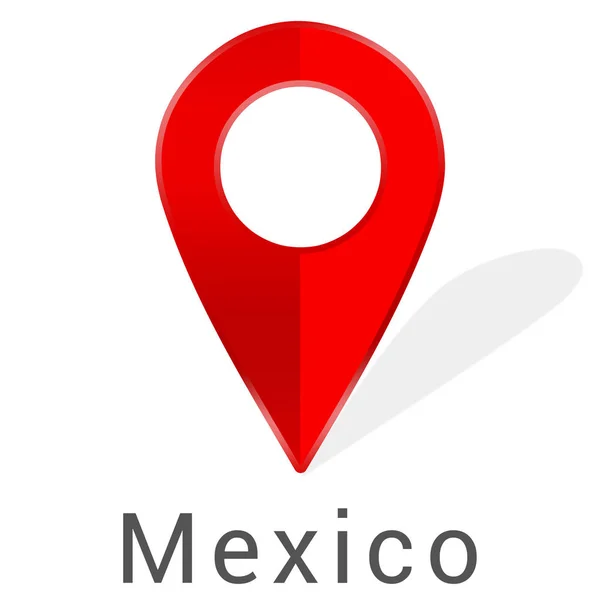 Web label sticker Mexico — Stockfoto