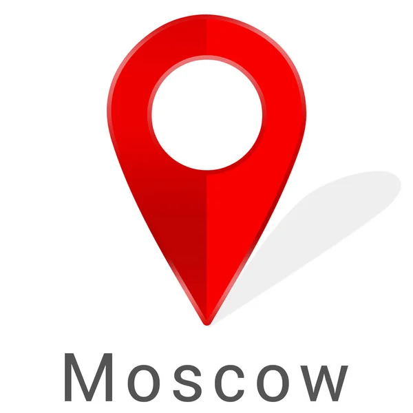 Web Etikett Aufkleber Moskau — Stockfoto