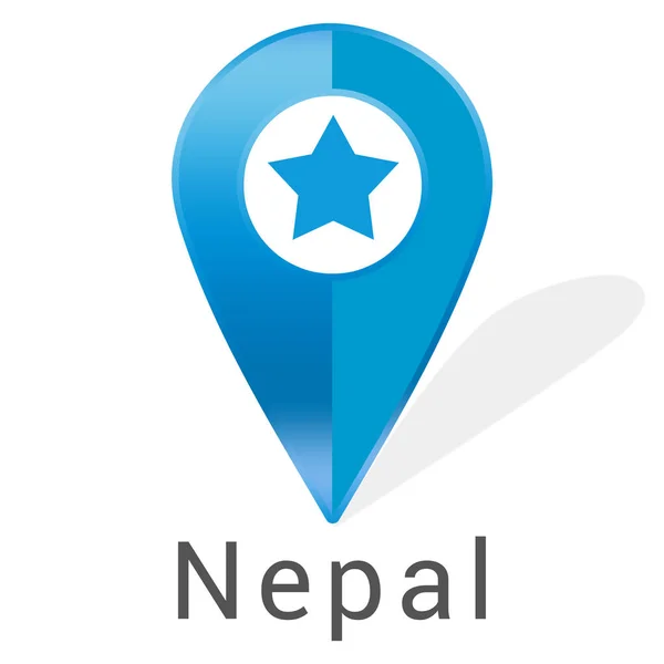 Web Label Sticker Nepal — стокове фото