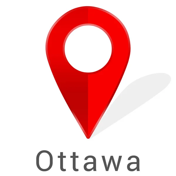Etiqueta web etiqueta Ottawa — Foto de Stock