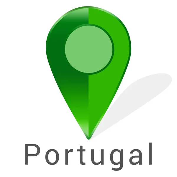 Etiqueta web Adesivo Portugal — Fotografia de Stock