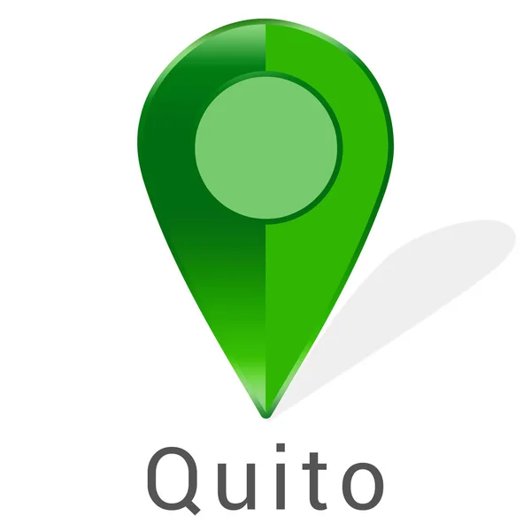 Web Label Sticker Quito — стоковое фото