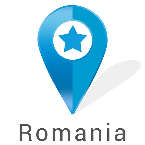 Web Label Sticker Romania — стокове фото