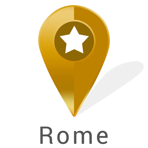 Web label sticker Rome — Stockfoto