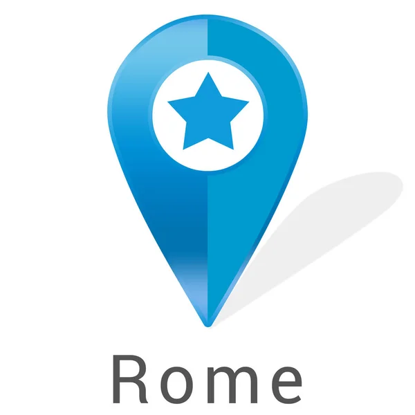 Web Label Sticker Rome — стокове фото