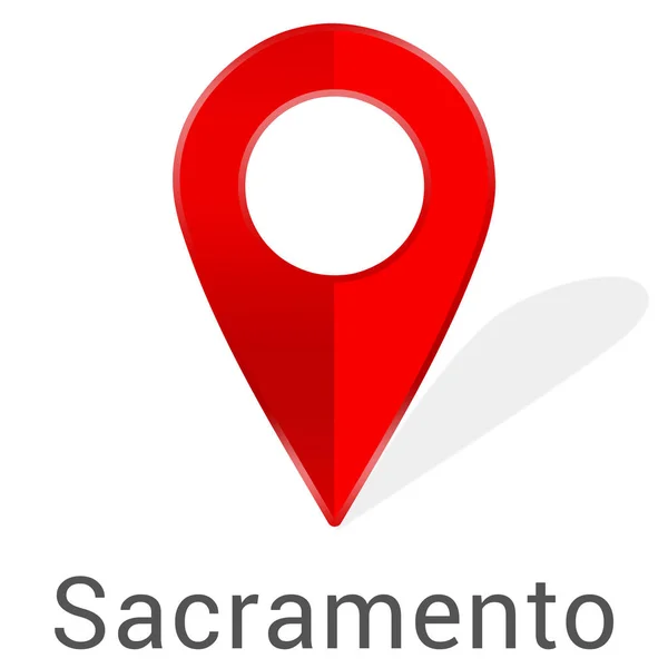 Etiqueta web Etiqueta Sacramento —  Fotos de Stock