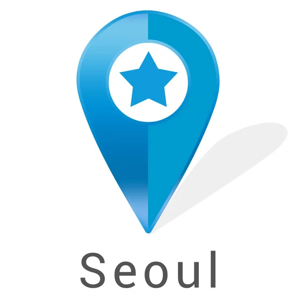 Web Etiketten Aufkleber Seoul — Stockfoto