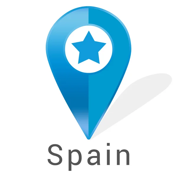 Web Label Aufkleber Spanien — Stockfoto