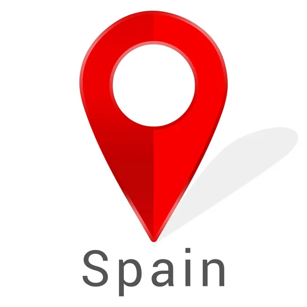 Etiqueta web adesivo Espanha — Fotografia de Stock