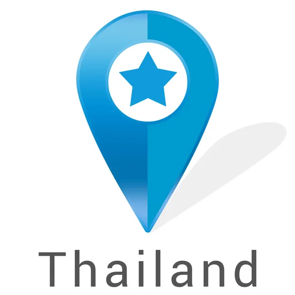 Etiqueta web Etiqueta engomada Tailandia — Foto de Stock