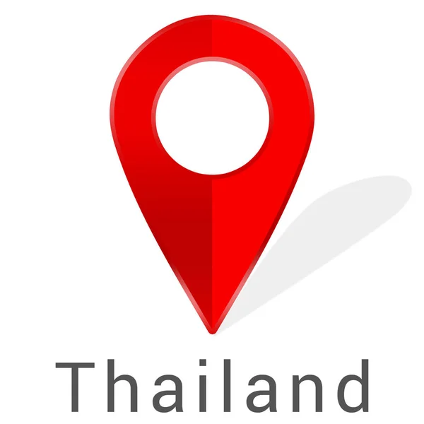 Adesivo etichetta web Thailandia — Foto Stock