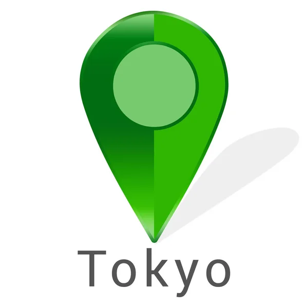 Etichetta web Adesivo Tokyo — Foto Stock
