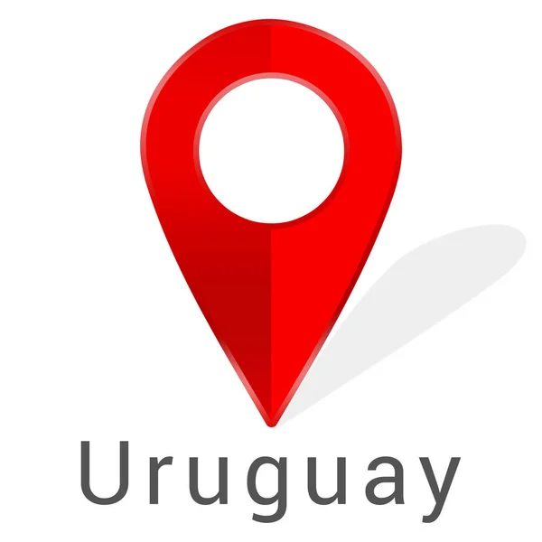 Web Label Sticker Uruguay — Stock Photo, Image