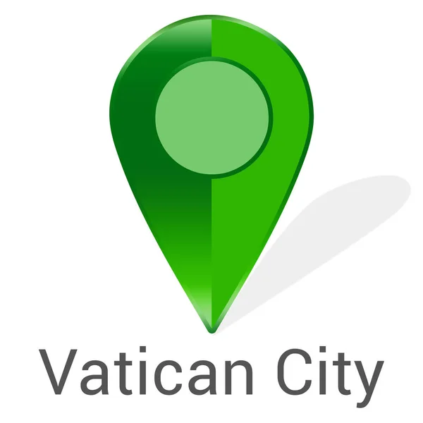 Etichetta web Adesivo Città del Vaticano — Foto Stock