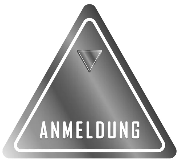 Anmeldung web Sticker Button — Stockfoto