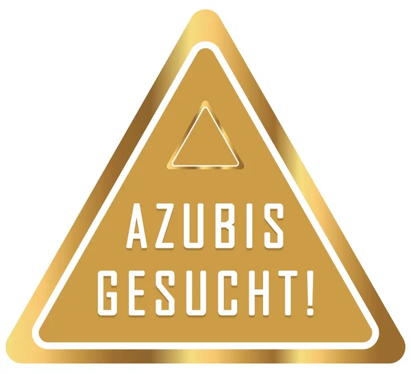 Azubis gesucht webb klistermärke knapp — Stockfoto