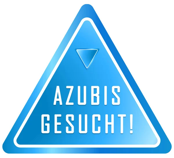 Azubis gesucht webb klistermärke knapp — Stockfoto