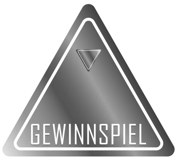 Gewinnspiel web Sticker Button — Stok fotoğraf