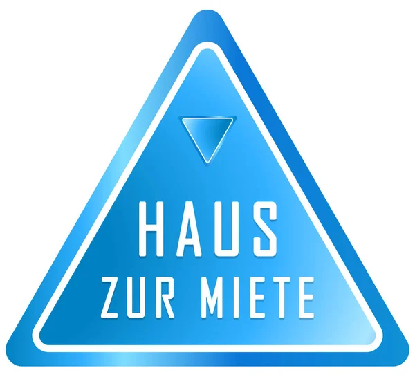 Haus zur Miete Web Sticker Button — Stockfoto