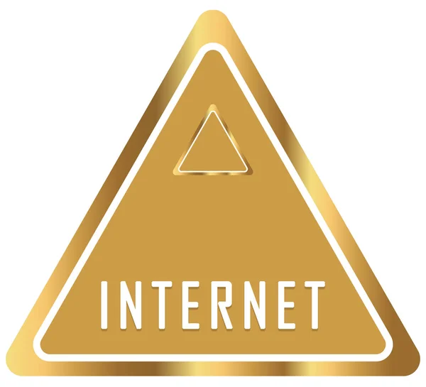Internet web Sticker knop — Stockfoto