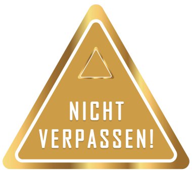 nicht verpassen web Sticker Button