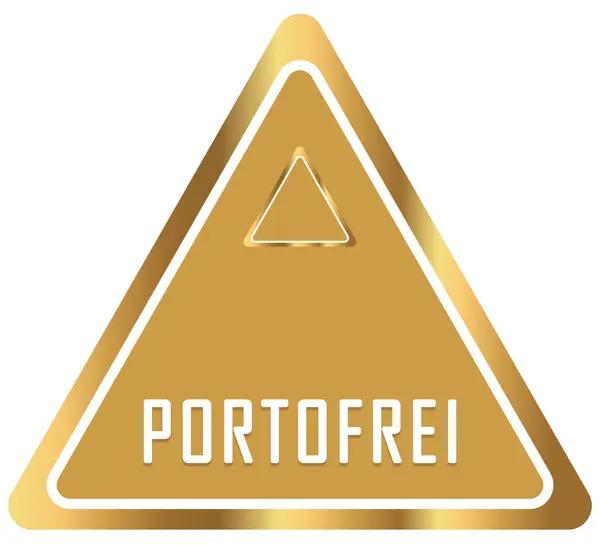 Portofrei Web Sticker Button — Stockfoto