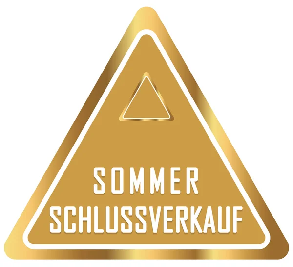 Sommerschlussverkauf web Sticker Button — Stock Photo, Image