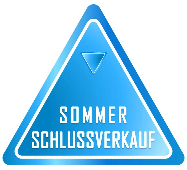 Sommerschlussverkauf web Sticker Düğmesi — Stok fotoğraf