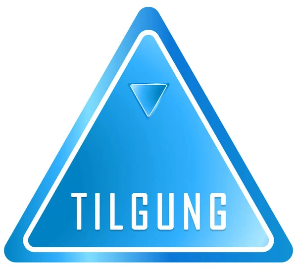 Tilgung web Sticker Button — Stock Photo, Image