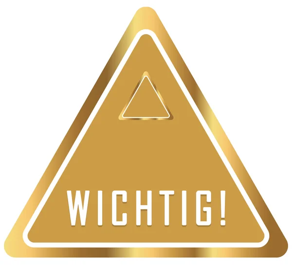 Wichtig! web Sticker knop — Stockfoto