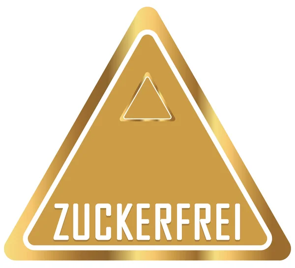 Zuckerfrei web Sticker Düğmesi — Stok fotoğraf