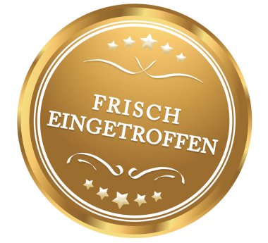 Frisch eingetroffen web Sticker Button