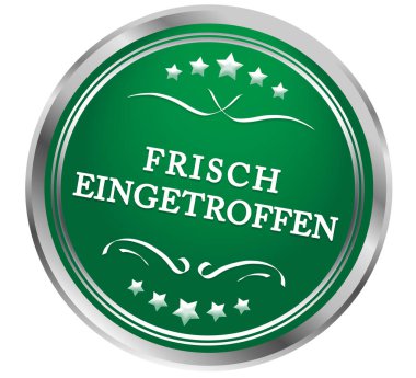 Frisch eingetroffen web Sticker Button