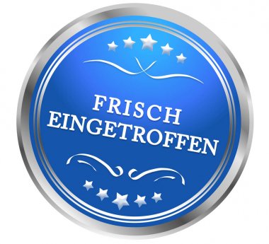 Frisch eingetroffen web Sticker Button