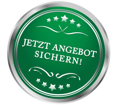 Jetzt Angebot sichern web Sticker Button