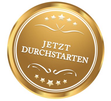jetzt durchstarten web Sticker Button