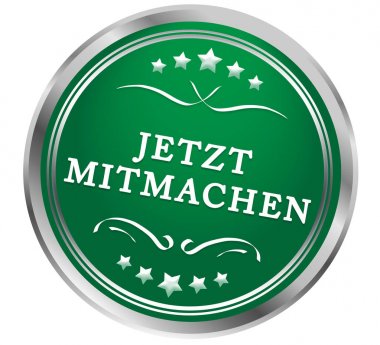Jetzt mitmachen web Sticker Button