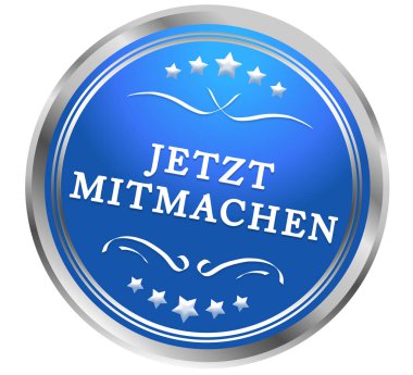 Jetzt mitmachen web Sticker Button