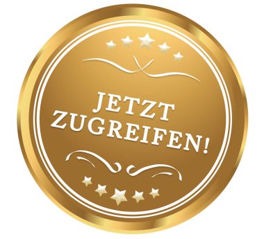 Jetzt zugreifen! web Sticker Button