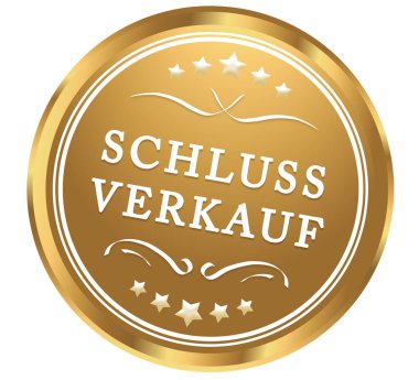  Schlussverkauf web Sticker Button