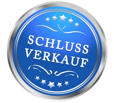  Schlussverkauf web Sticker Button