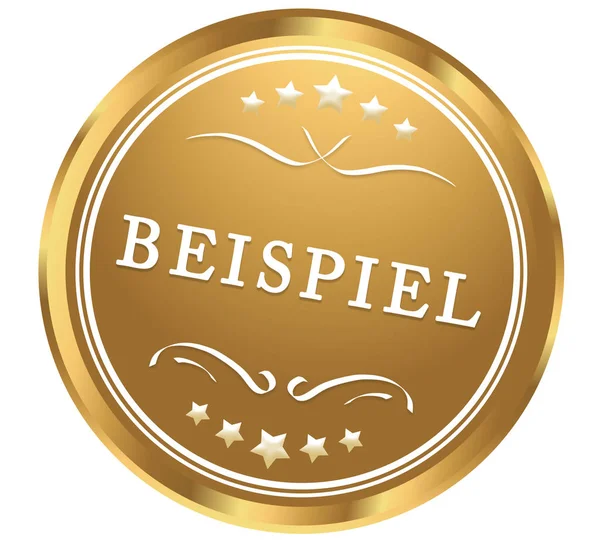 Beispiel web Sticker Düğmesi — Stok fotoğraf