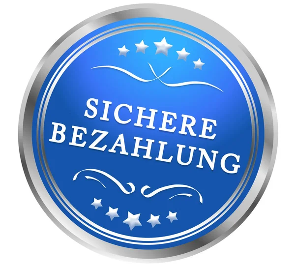 sichere Bezahlung web Sticker Button