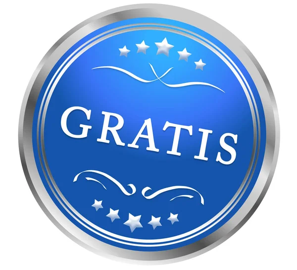 Gratis web Sticker Button — Stockfoto