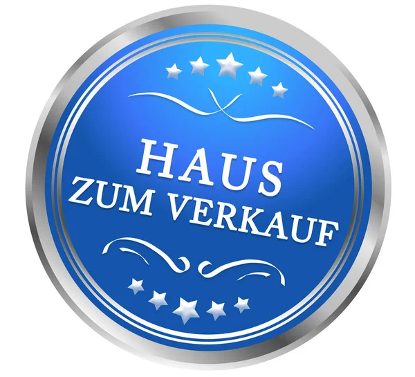 Πλήκτρο Web αυτοκόλλητο του Haus Zum Verkauf — Φωτογραφία Αρχείου